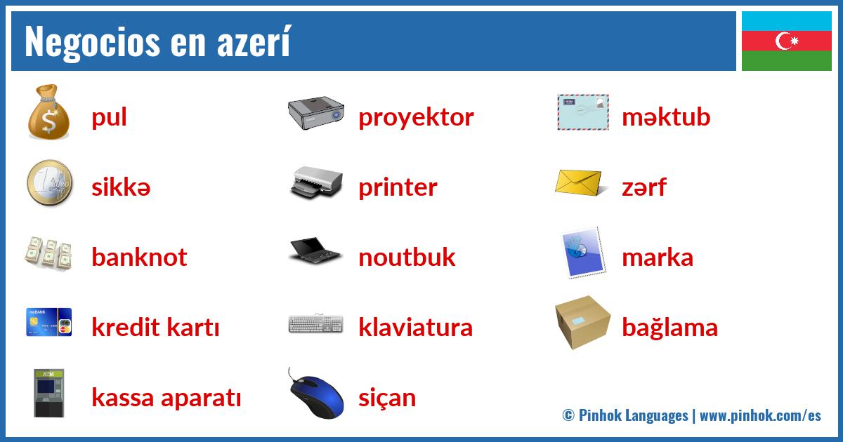 Negocios en azerí