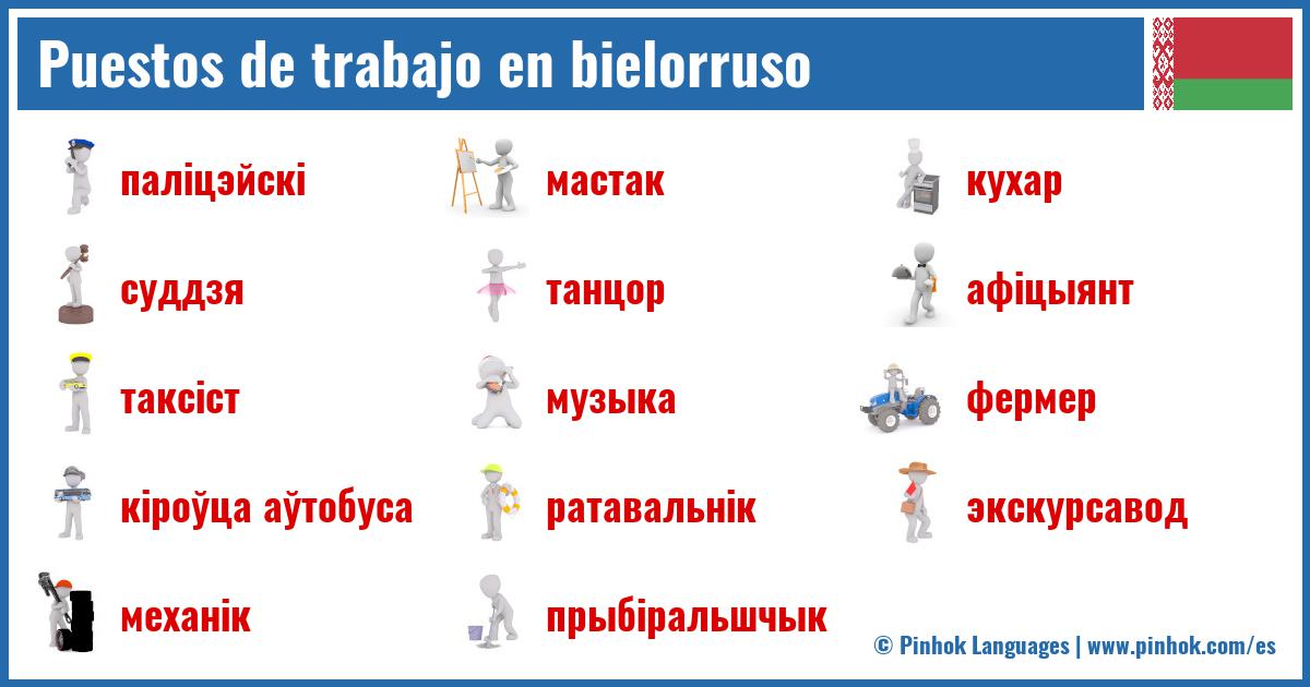 Puestos de trabajo en bielorruso