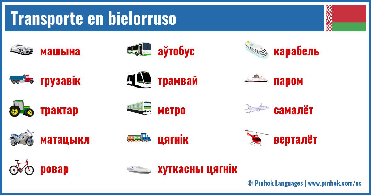 Transporte en bielorruso