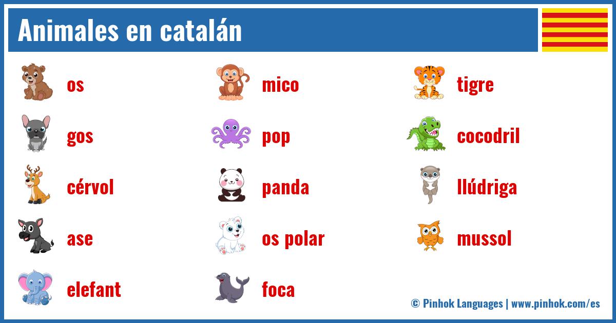 Animales en catalán
