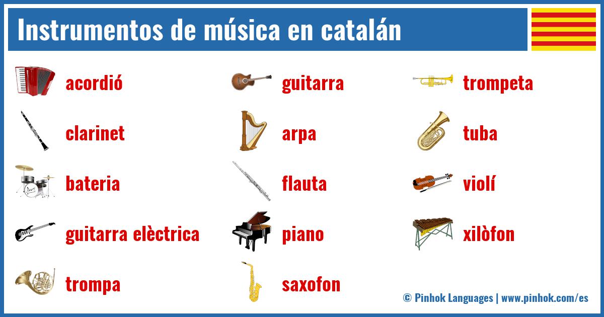 Instrumentos de música en catalán