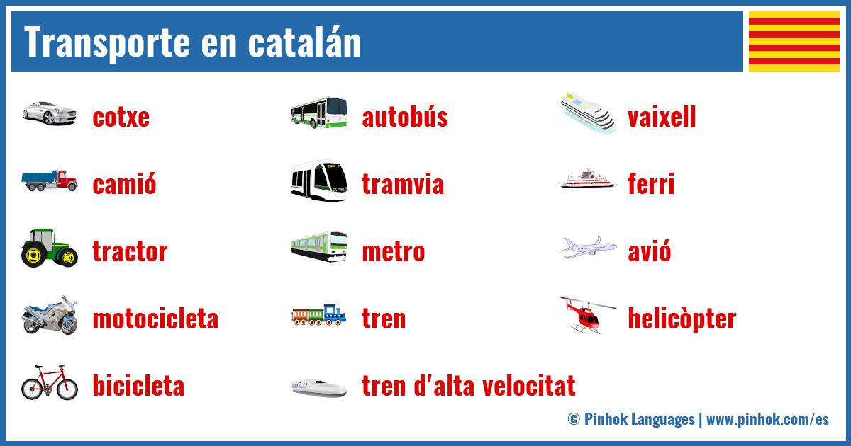 Transporte en catalán