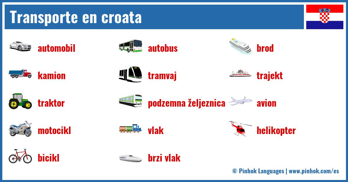 Transporte en croata