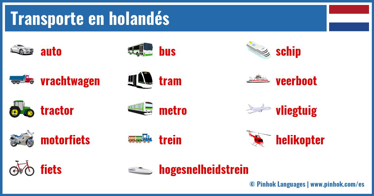 Transporte en holandés