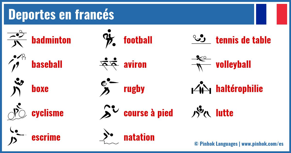 Deportes en francés