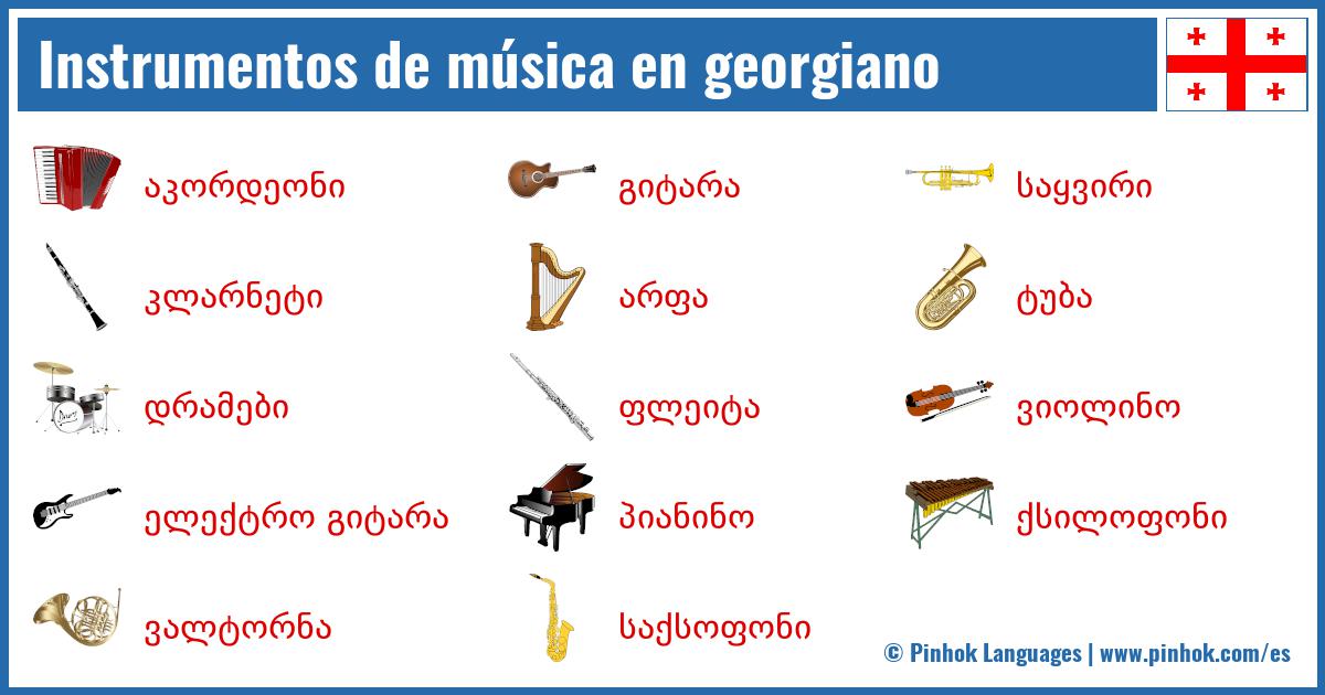 Instrumentos de música en georgiano