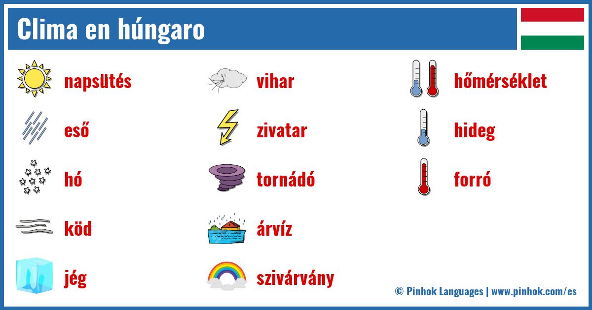 Clima en húngaro