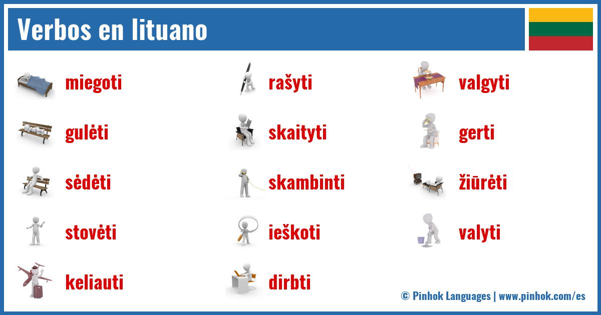 Verbos en lituano