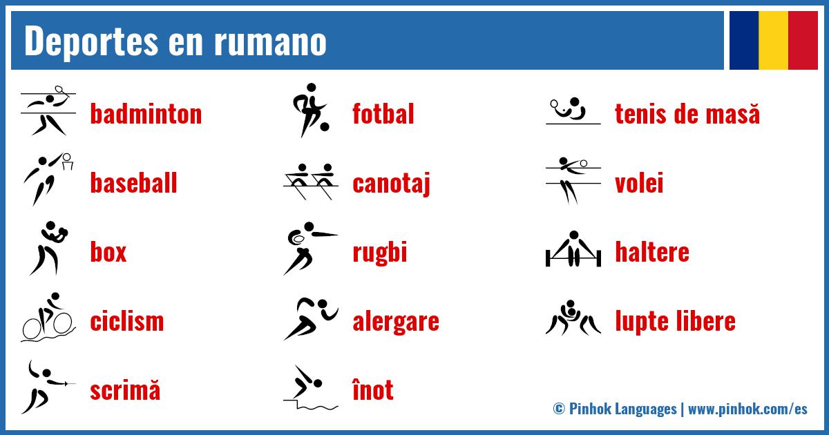 Deportes en rumano