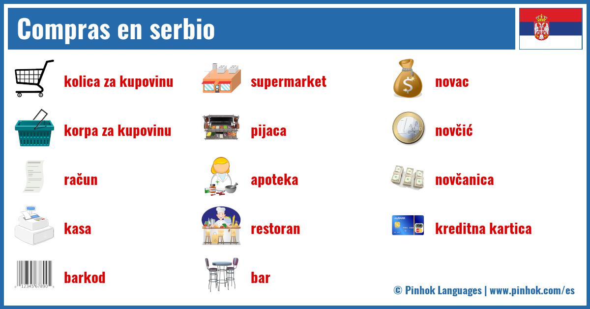 Compras en serbio