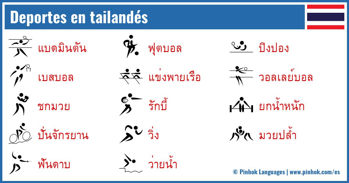 Deportes en tailandés