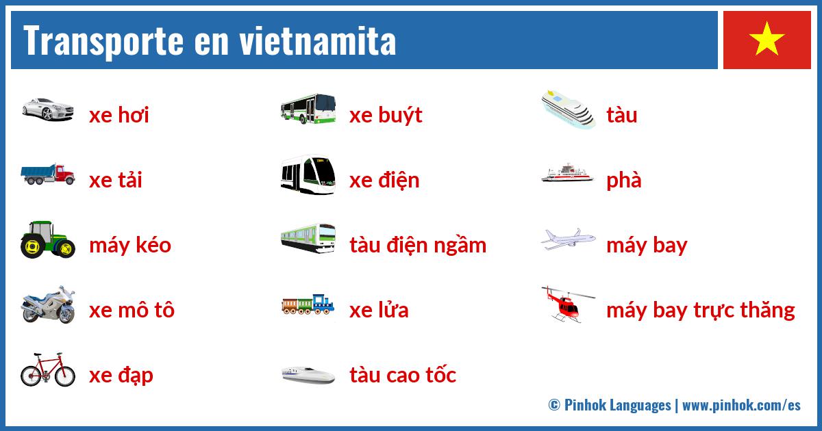 Transporte en vietnamita