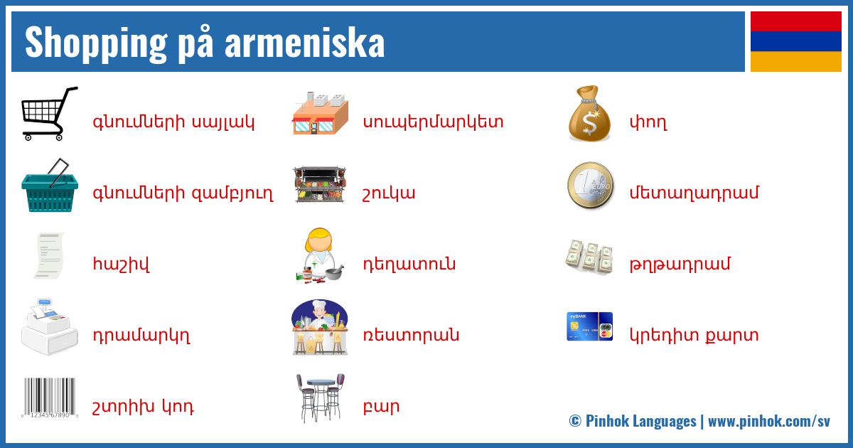 Shopping på armeniska