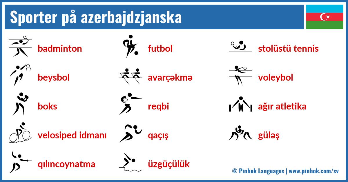 Sporter på azerbajdzjanska