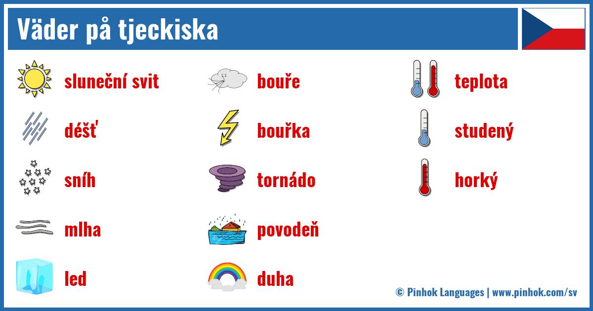Väder på tjeckiska