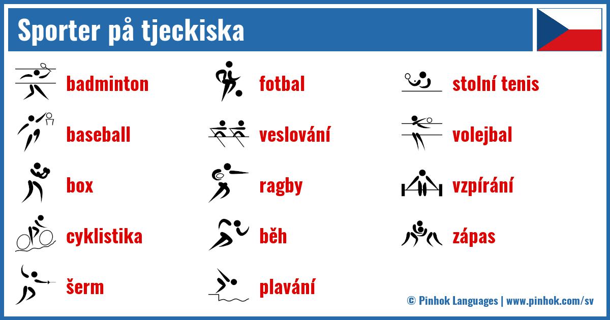 Sporter på tjeckiska