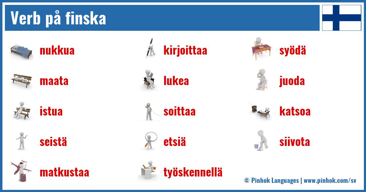 Verb på finska