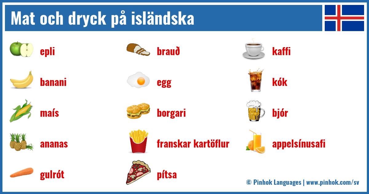 Mat och dryck på isländska