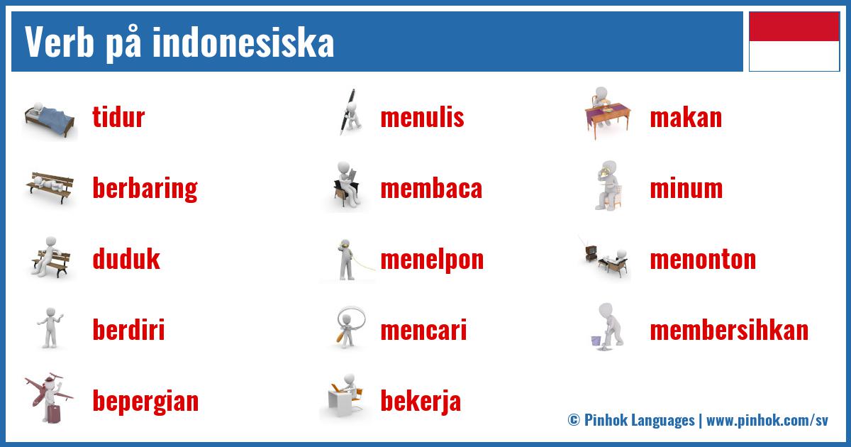 Verb på indonesiska