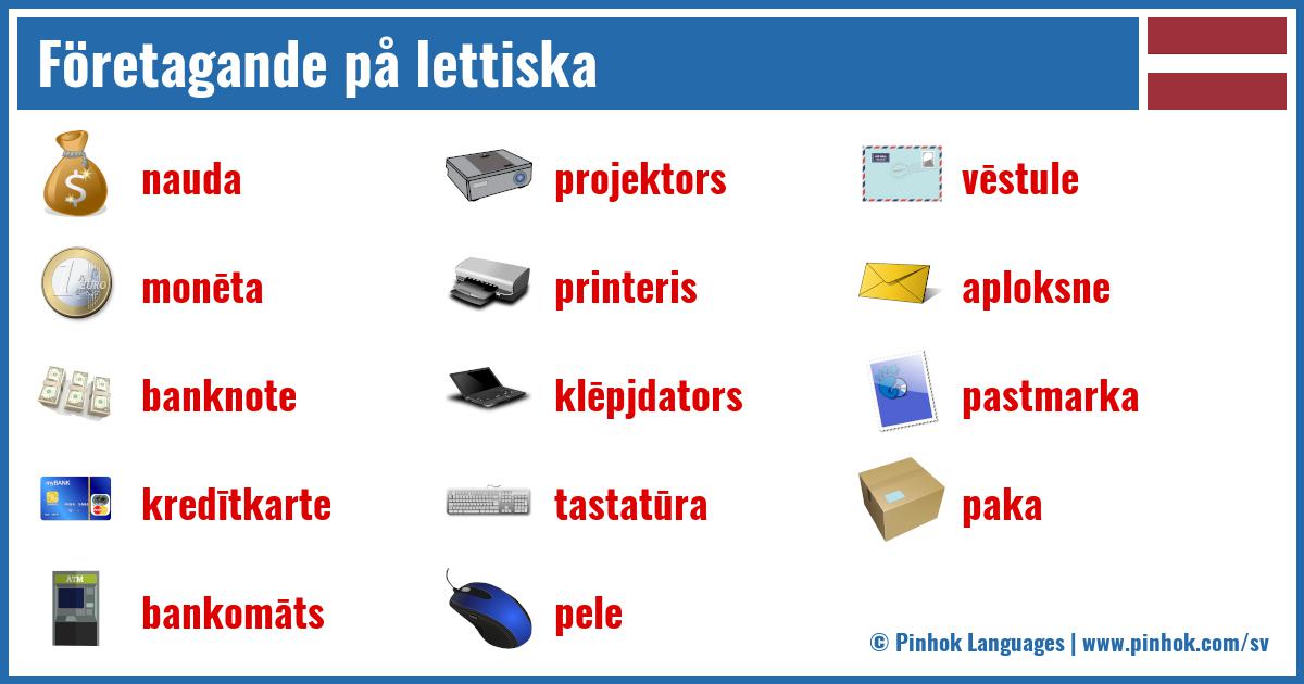 Företagande på lettiska