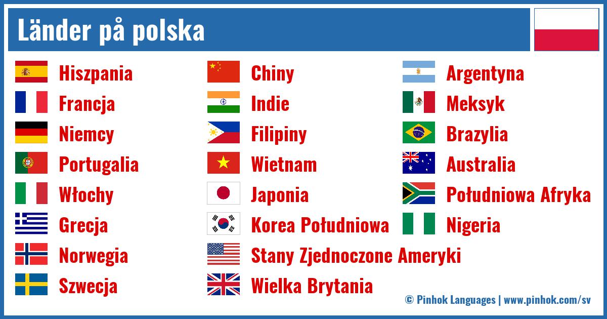 Länder på polska