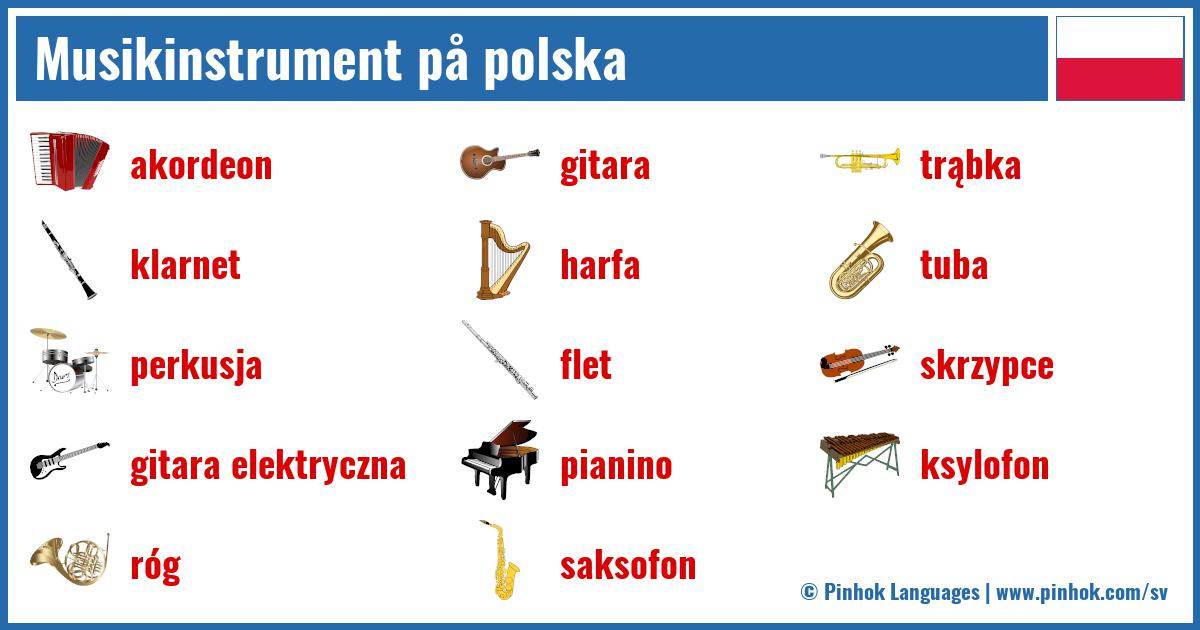 Musikinstrument på polska