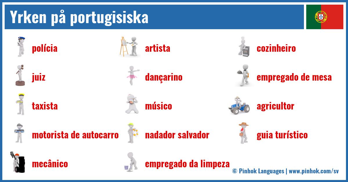 Yrken på portugisiska