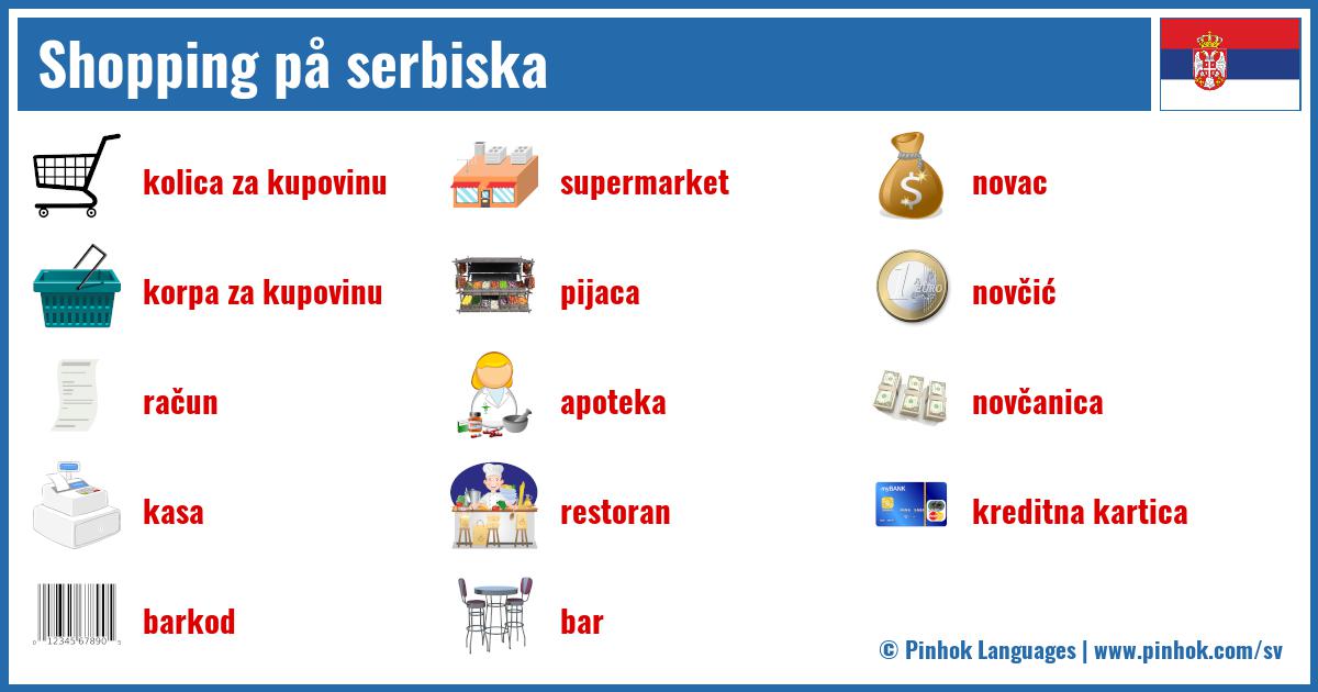 Shopping på serbiska