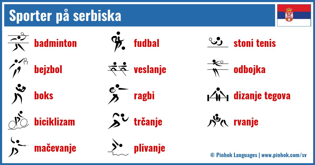 Sporter på serbiska