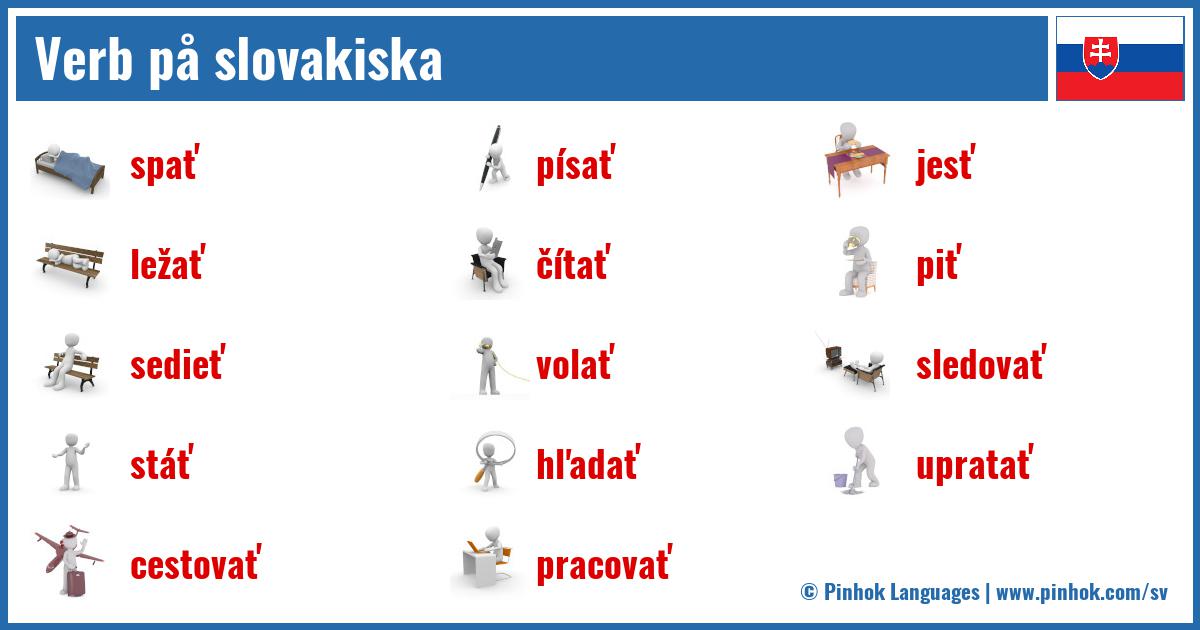 Verb på slovakiska