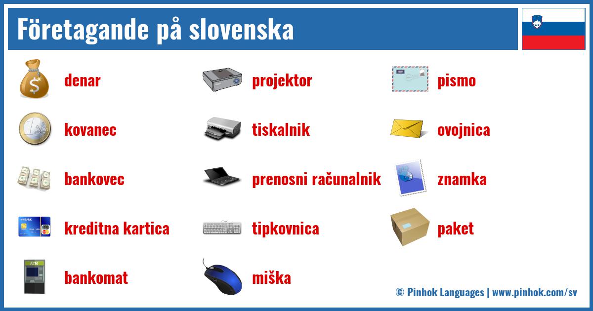 Företagande på slovenska