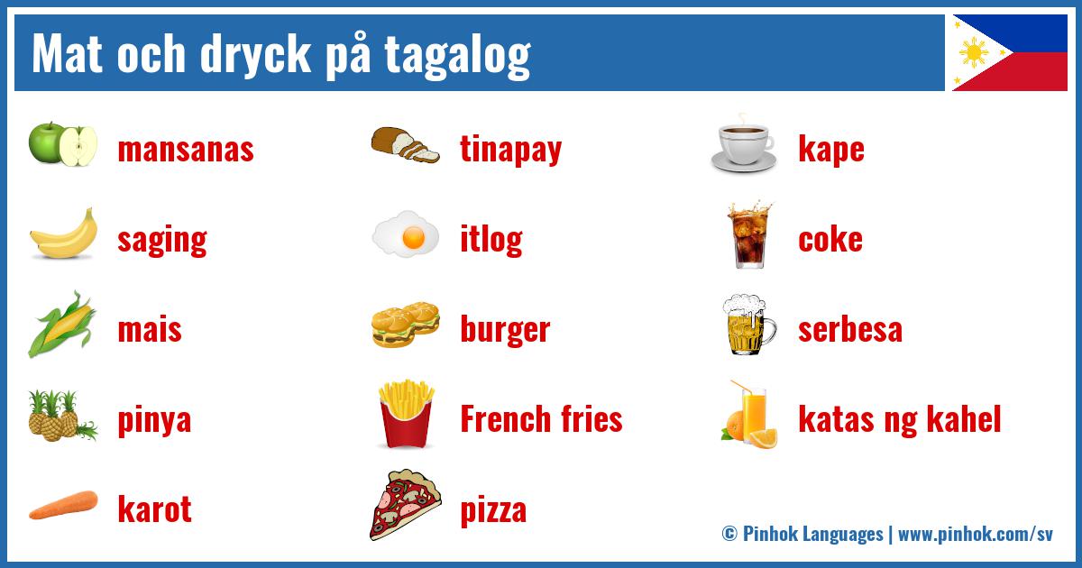 Mat och dryck på tagalog