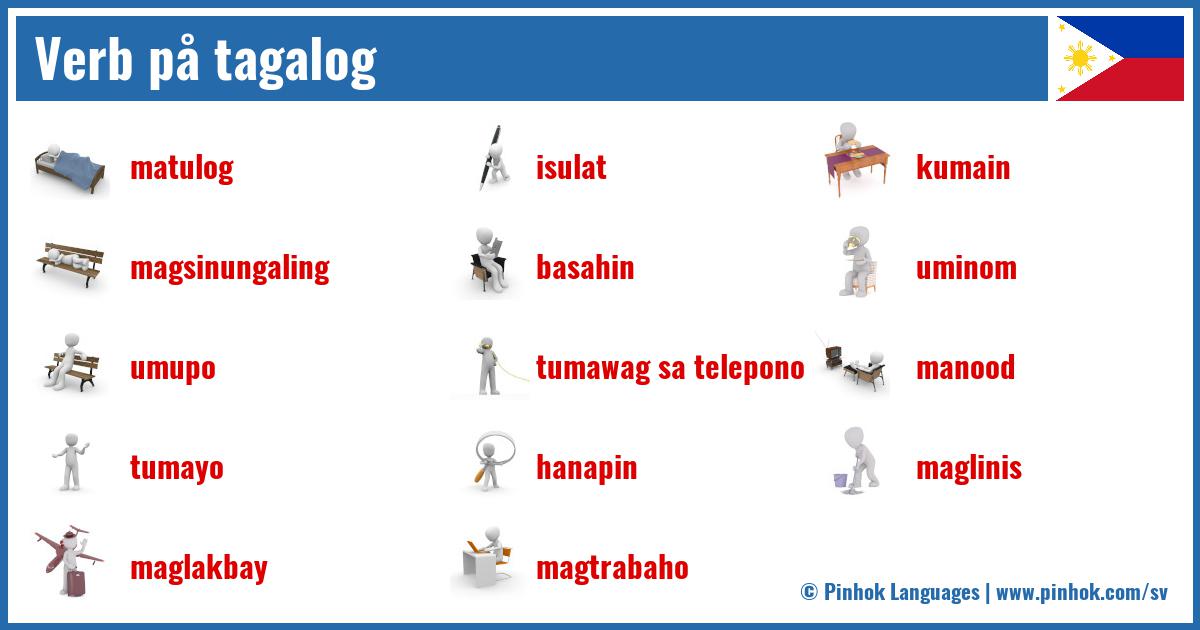 Verb på tagalog