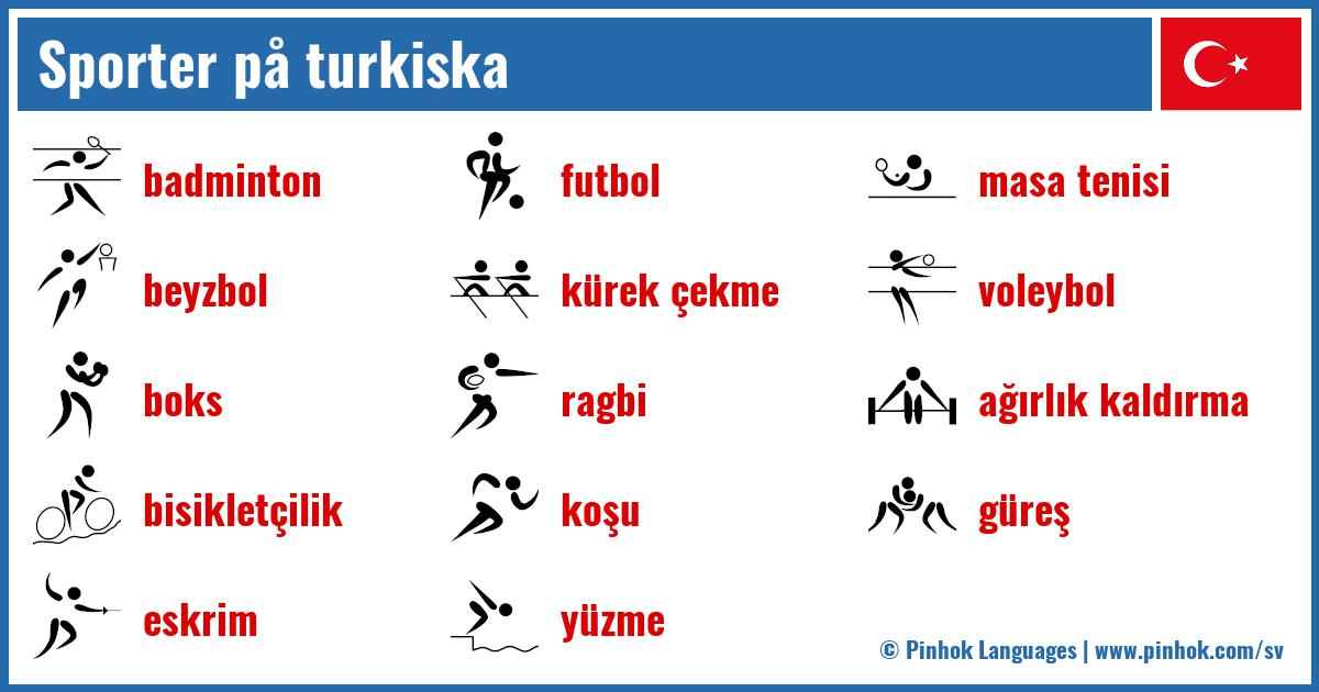 Sporter på turkiska