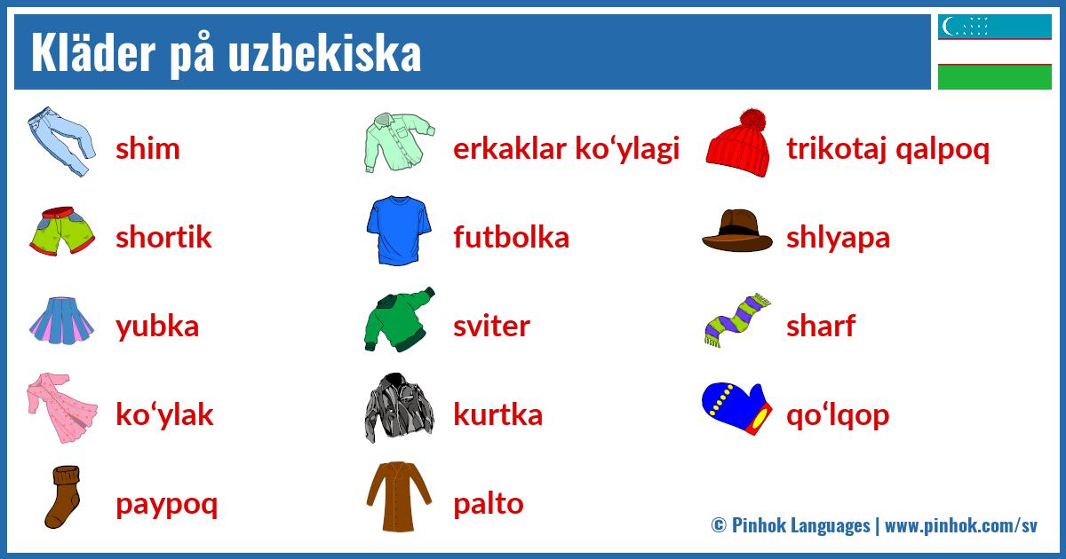 Kläder på uzbekiska